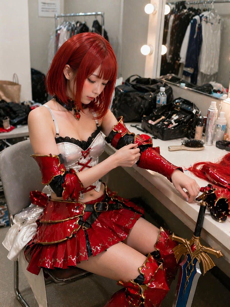 Profile / Avatar - Backstage Cosplayer Portrait generated image example