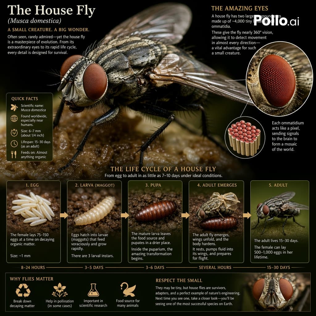 Infographic / Edu Visual - Biological Life Cycle Diagram generated image example