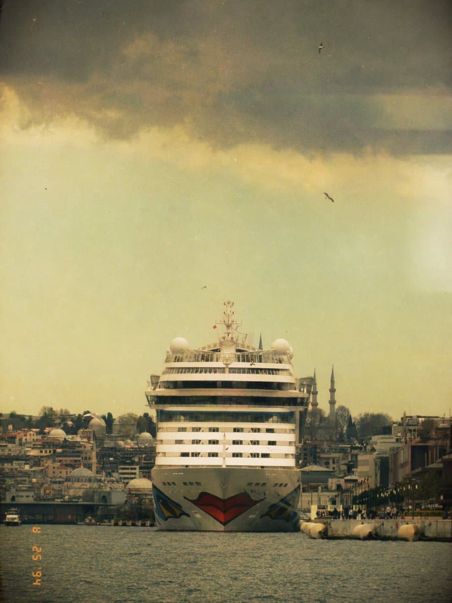 Social Media Post - Vintage Cruise Ship in Istanbul generated image example