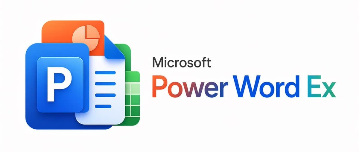 Product Marketing - Microsoft PowerWordEx Promo Graphic generated image example