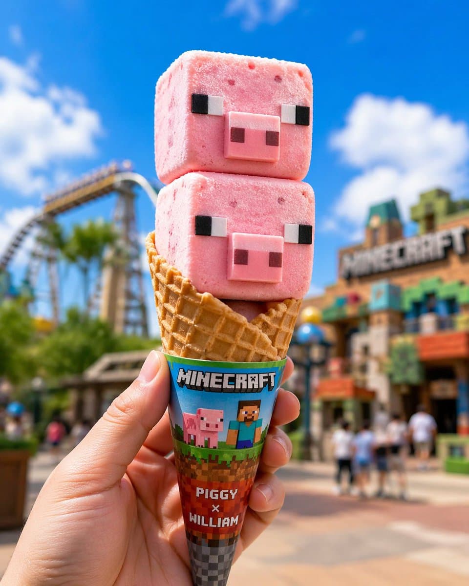 E-commerce Main Image - Co-branded IP Ice Cream Design generated image example