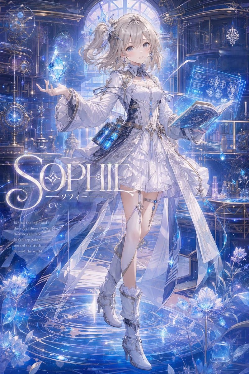 Game Asset - Overdecorated Sophie Magic Poster generated image example
