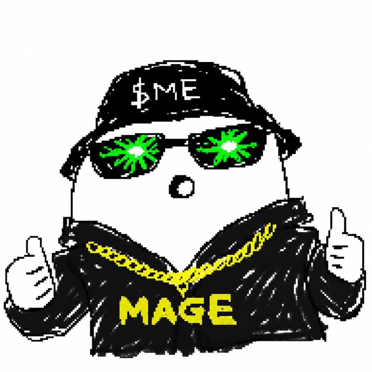 Social Media Post - Bad MS Paint Redraw generated image example