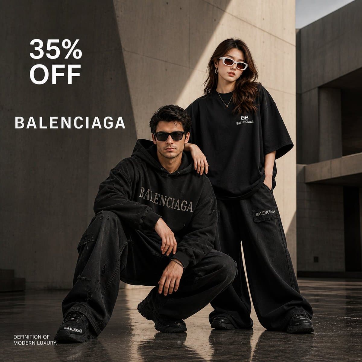 Product Marketing - Luxury High-Fashion Brand Advertisement generated image example