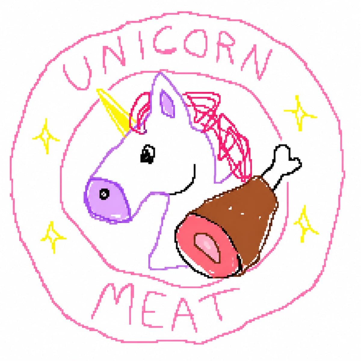Social Media Post - Bad MS Paint Redraw Prompt generated image example