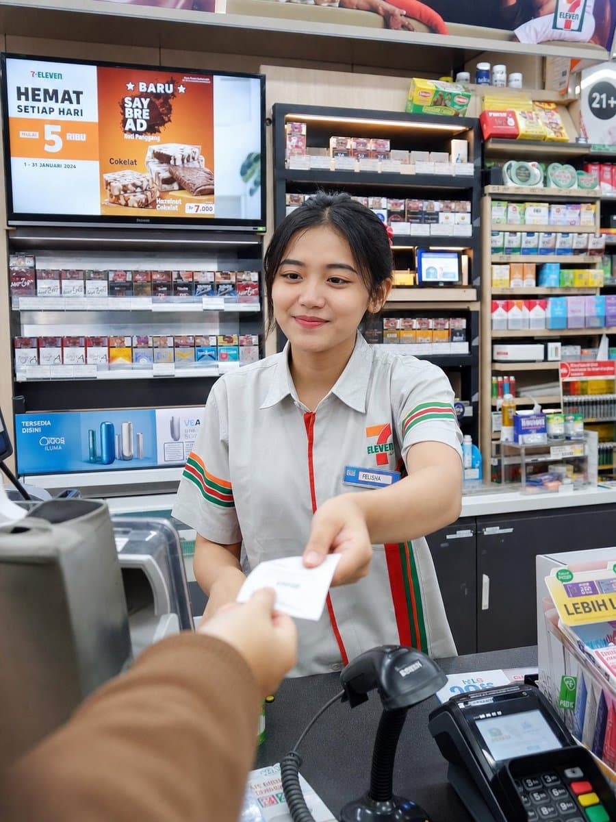 Profile / Avatar - Photorealistic Convenience Store Cashier generated image example