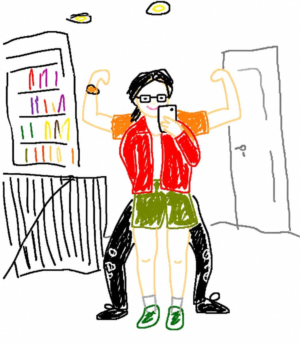 Profile / Avatar - Clumsy MS Paint Redraw generated image example