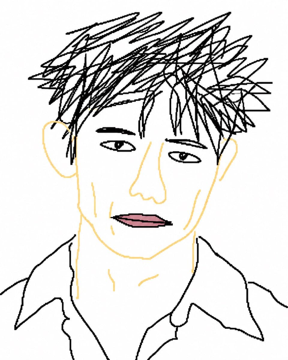 Social Media Post - Intentionally Bad MS Paint Redraw generated image example