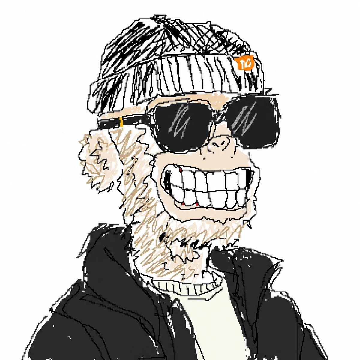 Profile / Avatar - Bad MS Paint Meme Portrait generated image example