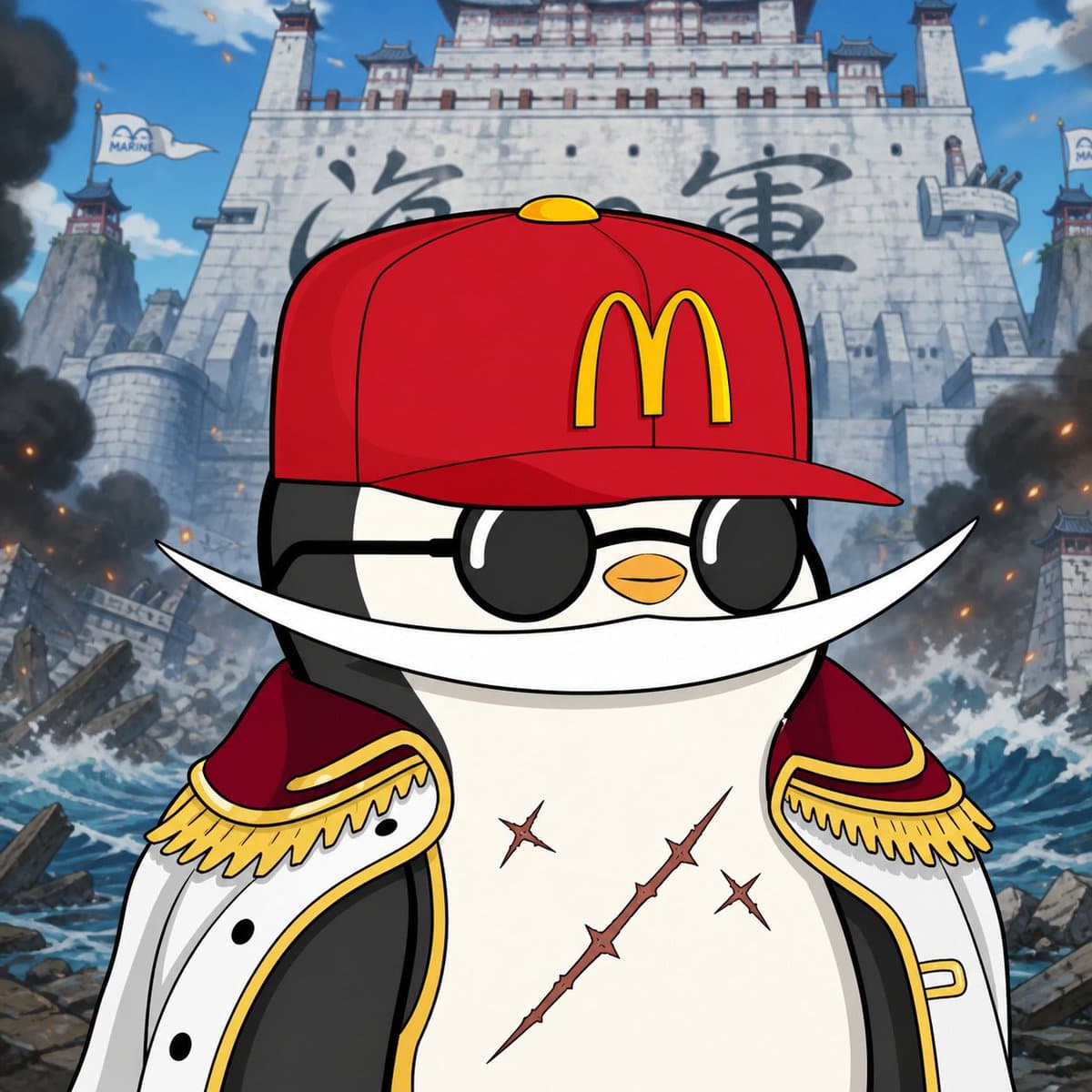Profile / Avatar - Anime Penguin Admiral Parody generated image example