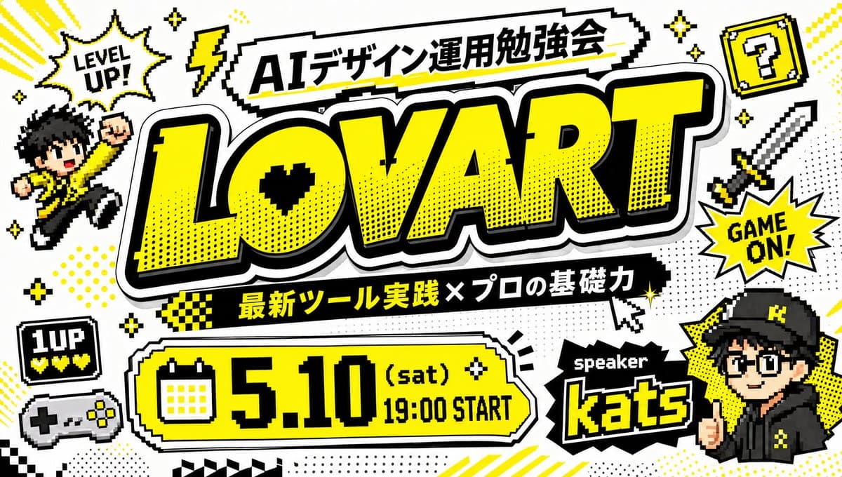 YouTube Thumbnail - Retro Game Style Japanese Event Banner generated image example