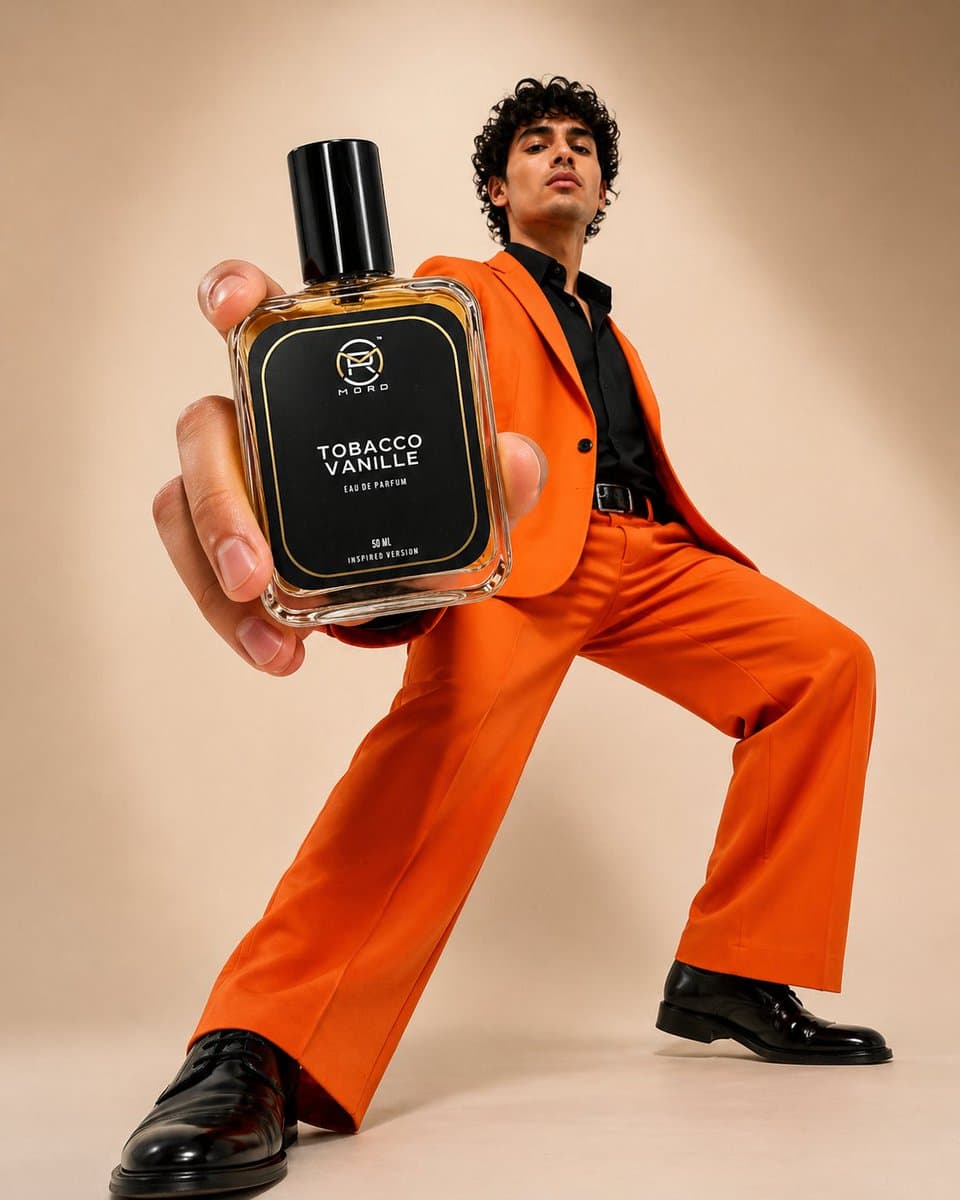 E-commerce Main Image - Luxury Perfume Fashion Mockup generated image example