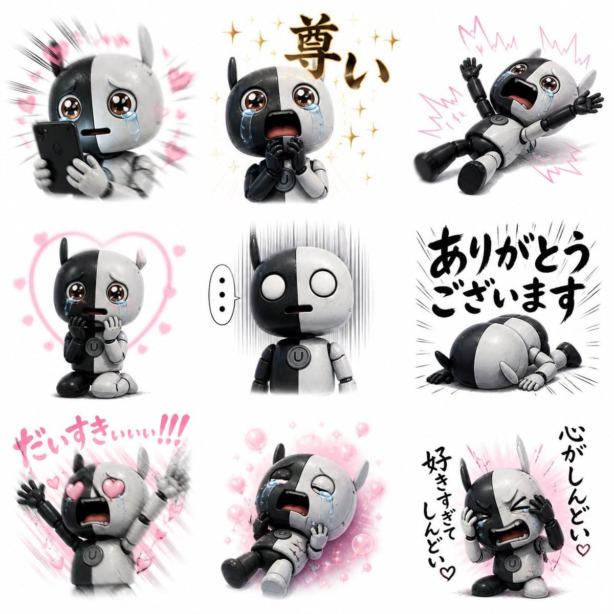 Profile / Avatar - Fan Reaction Sticker Set generated image example