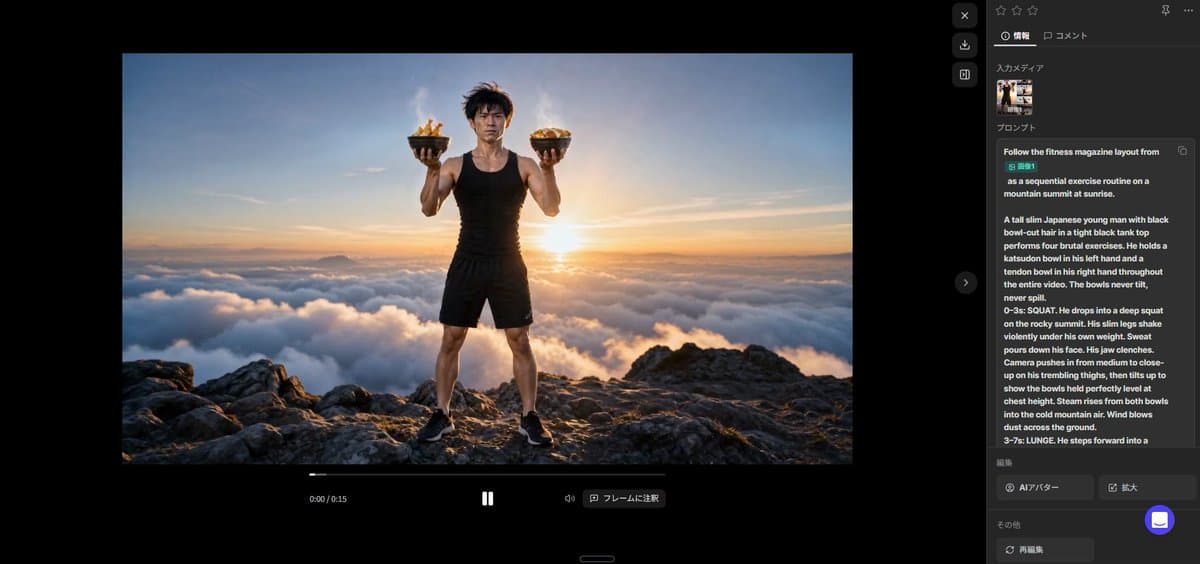 Product Marketing - Fitness Magazine Page Motion Sheet generated image example