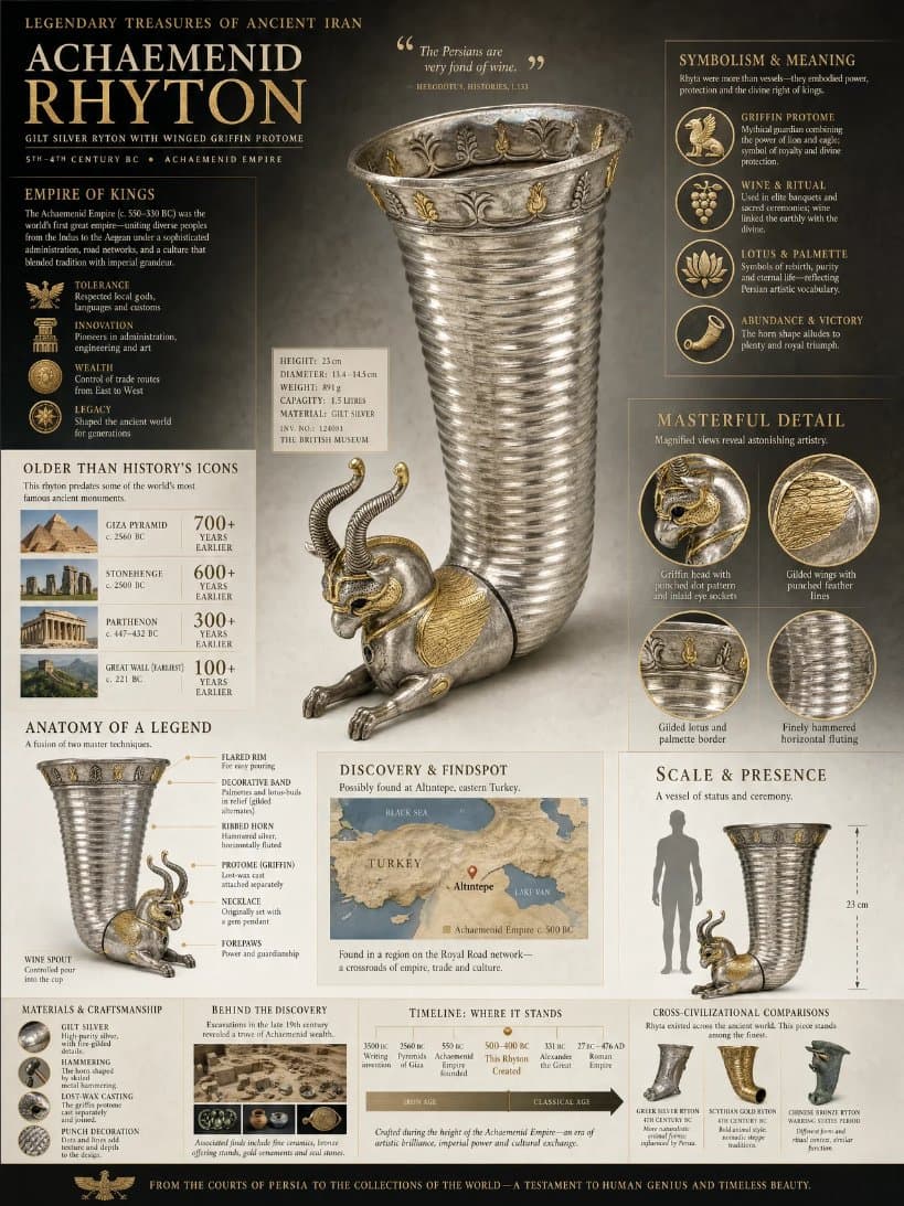 Infographic / Edu Visual - Museum Archaeological Infographic Plate generated image example
