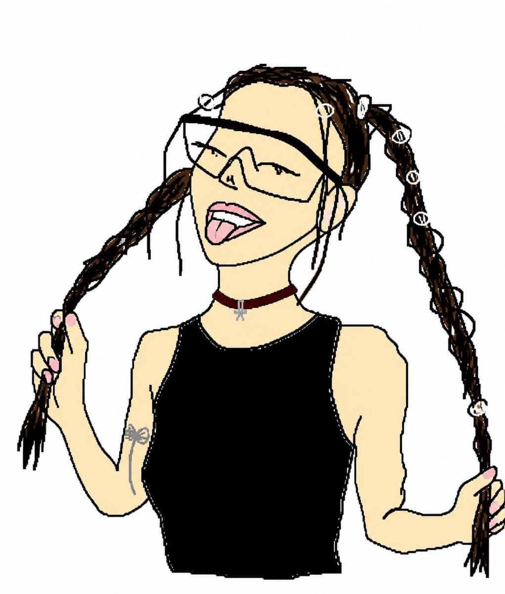 Profile / Avatar - Crude MS Paint Photo Doodle generated image example