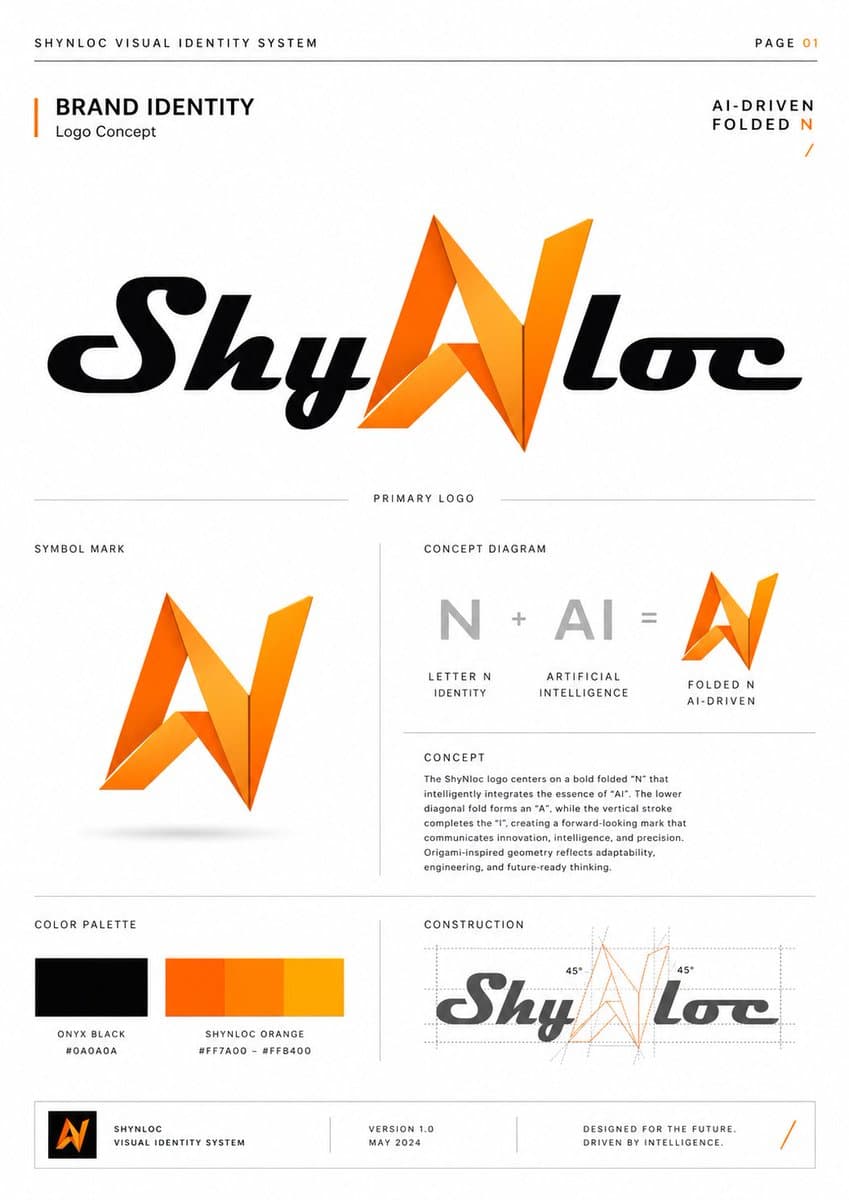 Infographic / Edu Visual - Shynloc Visual Identity Board generated image example
