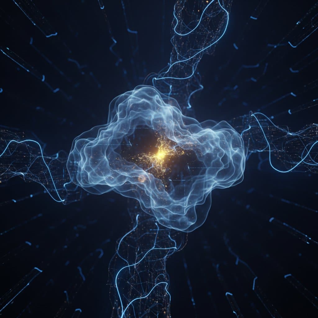 Infographic / Edu Visual - Emergent AGI Neural Core generated image example