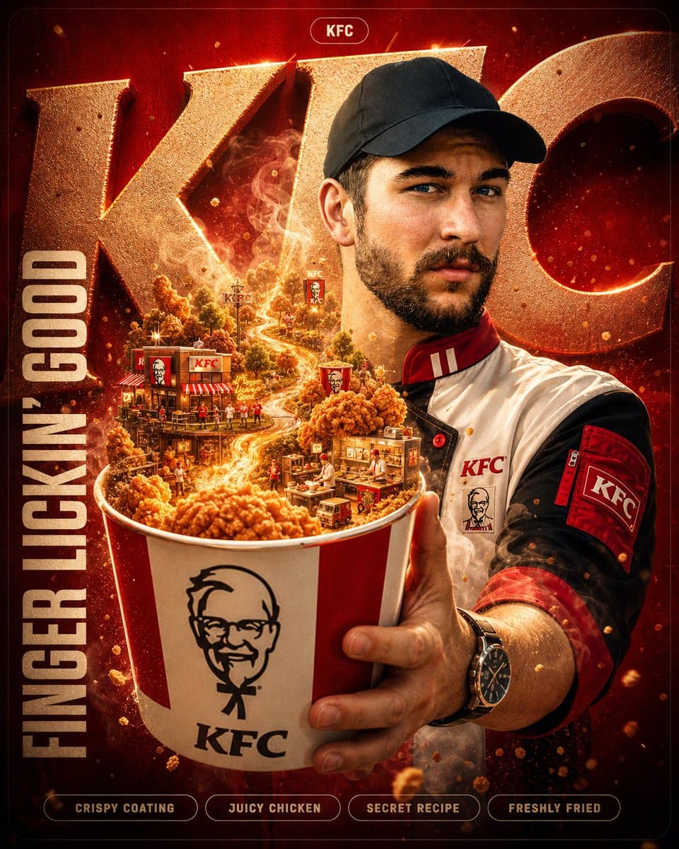 Surreal Brand World Poster generated image example